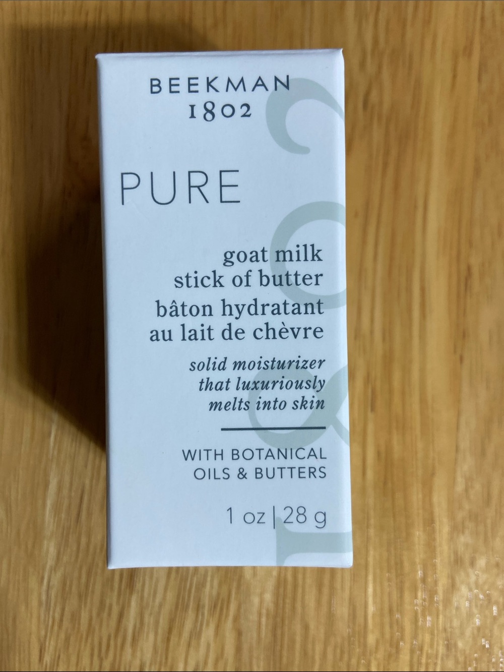 NWT Beekman 1802 PURE Goat Milk Stick of Butter 1 oz / 28 g Full Size